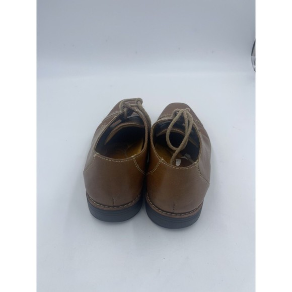 Men’s Sandro Moscoloni 17305 Tan Oxford Dress Shoes Size 9.5 EEE - Picture 3 of 5